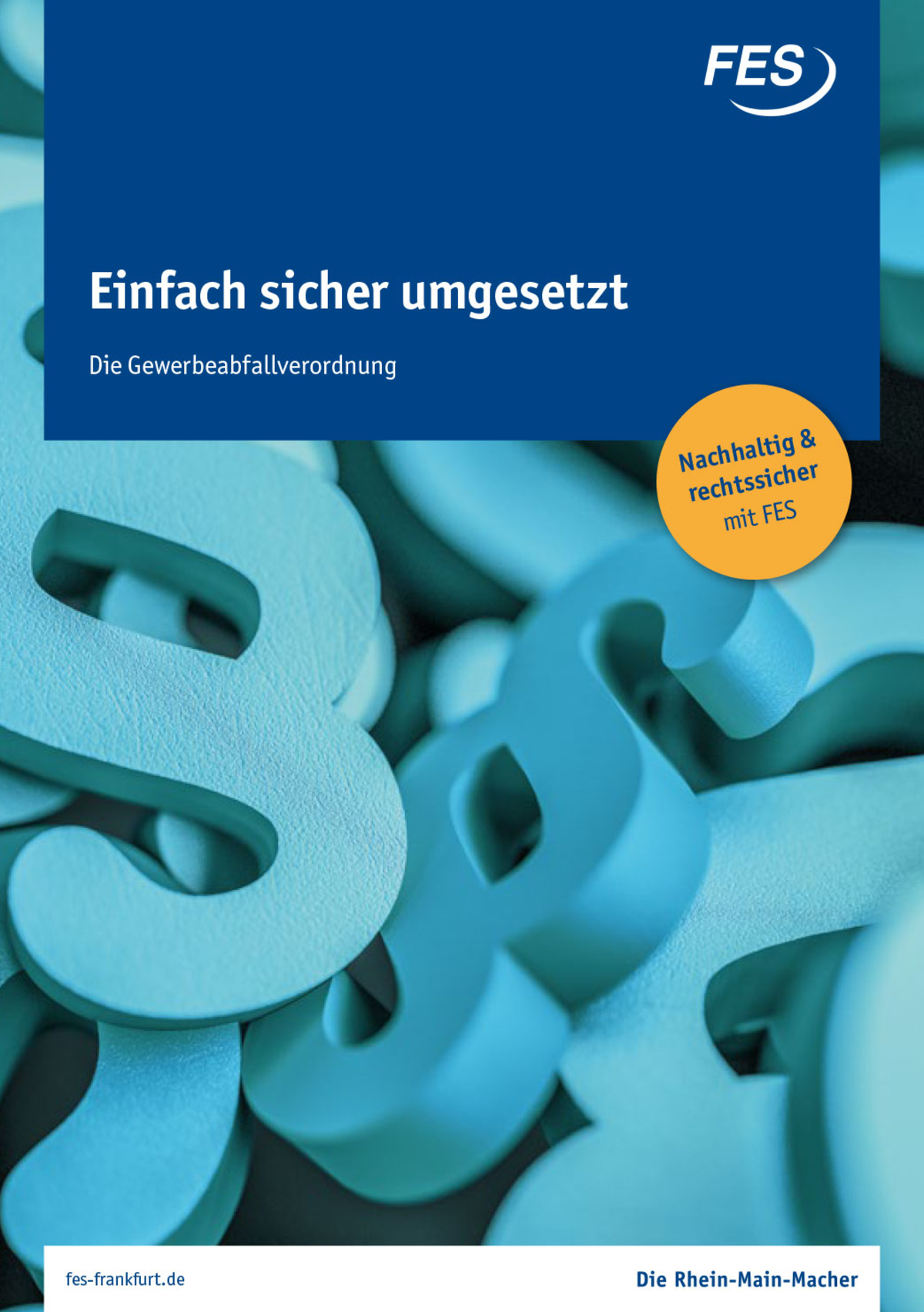 Broschüre Einfach sicher umgesetzt – Die Gewerbeabfallverordnung